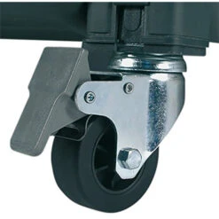 4 Ruote Per Trasportini Skudo IATA Mod. 4,5,6,7 - Set Completo Composto Da 4 Ruote Di Cui 2 Sono Frenanti