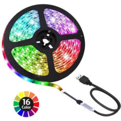 2m 54 Luci 2m 54 Luci Decorazioni Per La Casa Striscia Flessibile A LED Non Impermeabile 2835 Controller Bluetooth + Nessun Controller