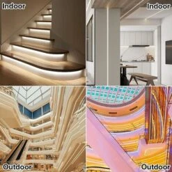 Striscia Al Neon, Striscia LED, Striscia Al Neon Flessibile, Striscia Al Neon Flessibile Per La Decorazione Di Interni Ed Esterni, Luce Gialla, 2m -Cibi per cani in Italia 100113857 3