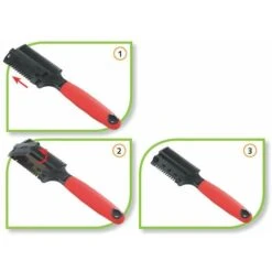 Ferplast GRO 5991 Pettine E Rasoio 2in1 Per Cani. Variante GRO 5991 - Misure: 18.3 X 4.5 X H 1.8 Cm - -Cibi per cani in Italia 10341301 5