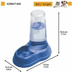 Ferplast AZIMUT Dispenser Di Crocchette O Acqua In Vari Colori E Misure. Variante 600 - Misure: 12.5 X 19 X H 19.5 Cm - 0.6 L - Blu 8 Ferplast AZIMUT Dispenser Di Crocchette O Acqua In Vari Colori E Misure. Variante 600 - Misure: 12.5 X 19 X H 19.5 Cm - 0.6 L - Blu -Cibi per cani in Italia 10341335 2