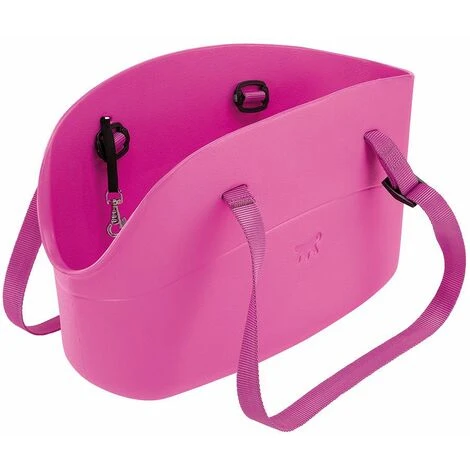 Ferplast WITH-ME Borsa In Resina Per Il Trasporto Di Cani Di Piccola Taglia. Vari Colori.. Variante - Misure: 21.5 X 43.5 X H 25 Cm - Fucsia 3 Ferplast WITH-ME Borsa In Resina Per Il Trasporto Di Cani Di Piccola Taglia. Vari Colori.. Variante - Misure: 21.5 X 43.5 X H 25 Cm - Fucsia
