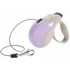 Ferplast AMIGO CORD Guinzaglio Allungabile Con Cordino. 4 Misure E Vasta Scelta Di Colori.. Variante MINI - Misure: 12 X 3 X H 10 Cm - Lilla