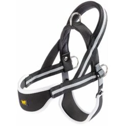 Ferplast ERGOCOMFORT NORDIC Pettorina Ergonomica In Nylon Di Tipo Svedese - 3 Misure . Variante 1 - Misure: A: 48 Cm B: 59-67 Cm - Nero