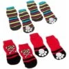 Ferplast PET SOCKS ANTISLIP Calzini Per Cani Con Antiscivolo - 3 Misure. Variante SMALL - Misure: 6.5 X 2.5 X H 0.8 Cm - Colori Misti