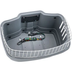 Ferplast ATLAS BIKE 20 RAPID Cesto Da Bici Per Cani Di Piccola Taglia Con Sistema D'aggancio/sgancio - Misura 20. Variante ATLAS BIKE 20 RAPID - Misure: 47 X 35.5 X H 34.5 Cm - Grigio -Cibi per cani in Italia 10505254 5