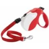 Ferplast AMIGO CORD LONG Guinzaglio Allungabile Con Cordino Estensibile Fino A 7 Metri. 3 Colori.. Variante - Misure: 15 X 3.6 X H 14 Cm - Rosso