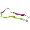 Ferplast TWIN COLOURS Terminale Doppio Per Guinzaglio Per Cani.. Variante 10/36 - Misure: 10 Mm X L 25-36 Cm - Colori Misti
