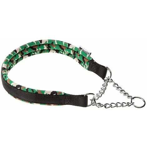Ferplast DAYTONA FANTASY CSS Collare A Semistrangolo Per Cani In Nylon Imbottito. Varie Fantasie E Misure.. Variante CSS15/40 - Misure: A: 40 Cm - B: 15 Mm - Nero 3 Ferplast DAYTONA FANTASY CSS Collare A Semistrangolo Per Cani In Nylon Imbottito. Varie Fantasie E Misure.. Variante CSS15/40 - Misure: A: 40 Cm - B: 15 Mm - Nero
