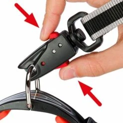 Ferplast Sport Reflex Matic GA Guinzaglio Riflettente Per L'addestramento Di Cani Con Moschettone Automatico.. Variante SPORT REFLEX MATIC GA13/200 - Misure: Ø 13 Mm X L 200 Cm - Nero -Cibi per cani in Italia 10506101 4