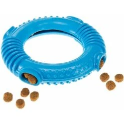 Ferplast Gioco PA 6460 Gioco In Gomma Per Cani Dispensa Crocchette.. Variante PA 6460 - Misure: Ø 16.2 X 3.4 Cm - -Cibi per cani in Italia 10506252 2