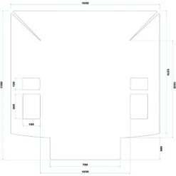 Telo Di Protezione Per Portabagagli Auto 165x135cm Impermeabile Copertura Per Bagagliaio -Cibi per cani in Italia 10551007 5