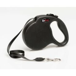 Guinzaglio Per Cani Allungabile Retraibile Retrattile Qualita' Superiore Colore: Nero Taglia Del Cane: Xs Fino A 8 Kg