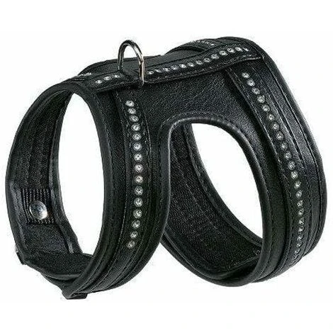 Pettorina Lux Con Strass - Ferplast - Colore: Rosa Antico - Taglia: Large 5 Pettorina Lux Con Strass - Ferplast - Colore: Rosa Antico - Taglia: Large - immagine 3