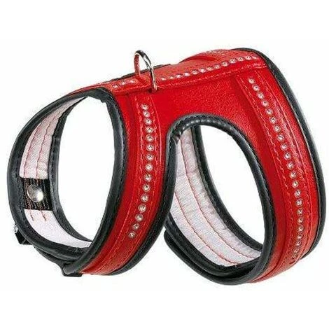 Pettorina Lux Con Strass - Ferplast - Colore: Rosa Antico - Taglia: Large 6 Pettorina Lux Con Strass - Ferplast - Colore: Rosa Antico - Taglia: Large - immagine 4