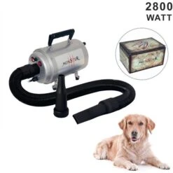 Phon Per Cani Professionale Pulsore Con Resistenza 2800 Watt Turbo Monster