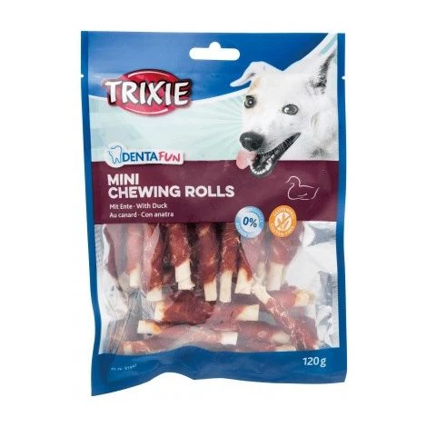 Trixie Dentafun Chewing Rolls Mini Con Anatra 4 Trixie Dentafun Chewing Rolls Mini Con Anatra - immagine 2
