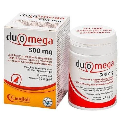 Candioli Duomega 500 Mg 30 Capsule Per Cani Piccoli Da 23 Gr 3 Candioli Duomega 500 Mg 30 Capsule Per Cani Piccoli Da 23 Gr