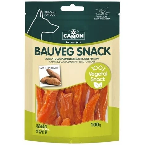 Camon Bauveg Snack Strips Con Patate Dolci Per Cani Da 100 Gr 3 Camon Bauveg Snack Strips Con Patate Dolci Per Cani Da 100 Gr