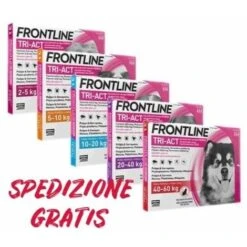 Frontline Tri Act Antiparassitario Per Cane Tutte Le Taglie Lunga Scadenza Peso Del Cane: 2-5 Kg