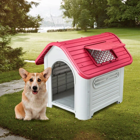 Cuccia Per Cani Di Media Taglia Gardiun Dakota 87x72x75 Cm Fabbricata In Resina Colore Beige/Rojo 4 Cuccia Per Cani Di Media Taglia Gardiun Dakota 87x72x75 Cm Fabbricata In Resina Colore Beige/Rojo - immagine 2