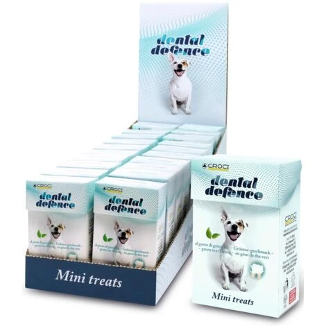 Croci Snack Dental Defence Treat Te Verde 20 Confezioni Da 35 G Cad. 3 Croci Snack Dental Defence Treat Te Verde 20 Confezioni Da 35 G Cad.