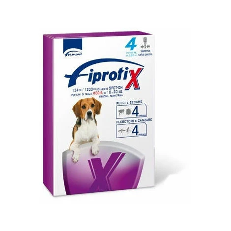Fiprotix Antiparassitario Cane 4 Pipette 10-25 Kg 3 Fiprotix Antiparassitario Cane 4 Pipette 10-25 Kg