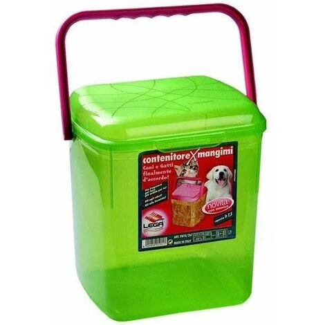 Contenitore Mangimi L 7,5 Cm 25X23 Lega 3 Contenitore Mangimi L 7,5 Cm 25X23 Lega