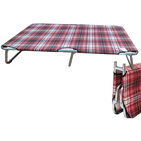 BRANDINA SEMPRETESA BRANDA PIEGHEVOLE PER CANE ALLUMINIO SEMPRE TESA SCOZZESE ROSSO 50x80 CM 3 BRANDINA SEMPRETESA BRANDA PIEGHEVOLE PER CANE ALLUMINIO SEMPRE TESA SCOZZESE ROSSO 50x80 CM
