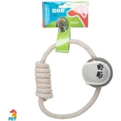 Corda E Palla Giocattolo Per Cane In Cotone Dog Toy Rope Accessori Animali
