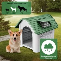 Cuccia Per Cani Di Grande Taglia Gardiun Loki 99x82x86 Cm Con Tetto A 2 Falde E Copertura In Bitume -Cibi per cani in Italia 15731075 4