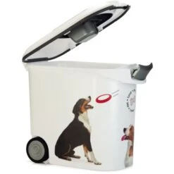 Contenitore Cibo Per Animali Motivo Cane Con Ruote 35L Curver -Cibi per cani in Italia 15879406 3