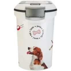 Contenitore Cibo Per Animali Motivo Cane Con Ruote 35L Curver -Cibi per cani in Italia 15879406 5