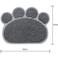 Tappetino Lettiera Gatti 45x60cm Antiscivolo Pancho Tappeto Pulizia Zampa PVC -Cibi per cani in Italia 16063976 4