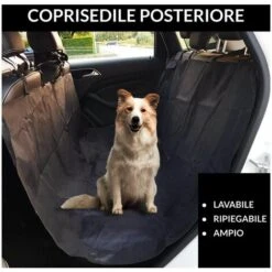 Coprisedile Per Cani Auto Telo Posteriore Protezione 144x144cm Animali Domestici -Cibi per cani in Italia 16160792 5