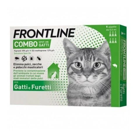 Frontline Combo Gatto 6 Pipette Antiparassitario Per Gatti 3 Frontline Combo Gatto 6 Pipette Antiparassitario Per Gatti