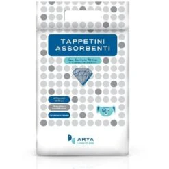 Arya Tappetini Assorbenti Con Carboni Attivi 60x60 10pz
