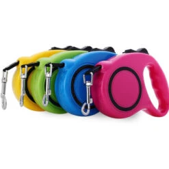 Guinzaglio Per Cani Piccola Taglia 3M Allungabile Gancio Retrattile Avvolgibile