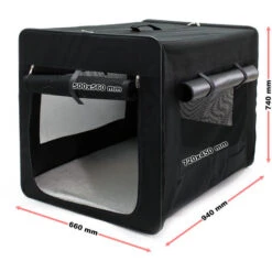 Trasportino Per Animali Domestici Pieghevole Taglia XL (94x66x74 Cm) Trasporto Cani Gatti 9 Trasportino Per Animali Domestici Pieghevole Taglia XL (94x66x74 Cm) Trasporto Cani Gatti -Cibi per cani in Italia 17917349 3
