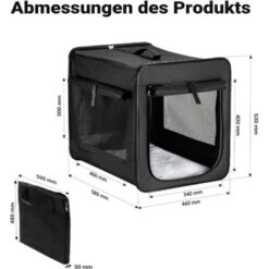 Trasportino Per Animali Domestici Pieghevole Taglia M (58x46x53 Cm) Trasporto Cani Gatti 9 Trasportino Per Animali Domestici Pieghevole Taglia M (58x46x53 Cm) Trasporto Cani Gatti -Cibi per cani in Italia 17917353 3