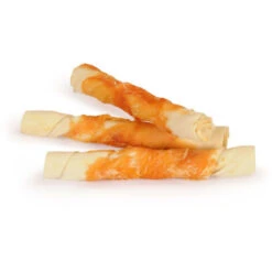 ROLLS DI PELLE BOVINA CON POLLO 140GR (3 PEZZI) 17CM -Cibi per cani in Italia 18039441 2