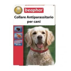 Beaphar Collare Rosso Antiparassitario Per Cane (65cm)