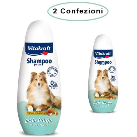 Vitakraft Shampoo Per Cani Specifico Per Pelo Lungo All'olio Di Oliva 2 Confezioni Da 250 Ml 3 Vitakraft Shampoo Per Cani Specifico Per Pelo Lungo All'olio Di Oliva 2 Confezioni Da 250 Ml