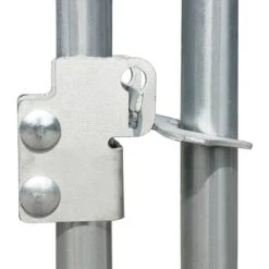 Canile Da Esterno In Acciaio Zincato 6x6x1 M VidaXL 11 Canile Da Esterno In Acciaio Zincato 6x6x1 M VidaXL -Cibi per cani in Italia 18755401 5