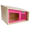 Cuccia In Legno Per Interno Cani Gatti Design MADE IN ITALY Mod. Ocean Fucsia -Cibi per cani in Italia 19286615 1