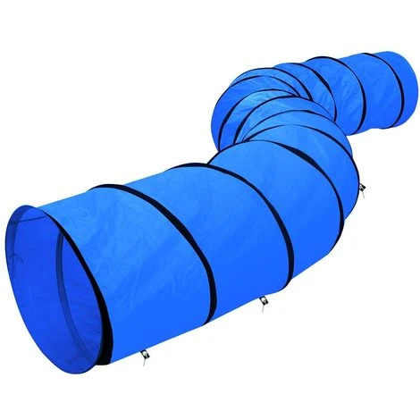 Yaheetech Tunnel Per Cani Animali Domestici 60 X 546 Cm Pieghevole Da Gioco Agility Blu Con Borsa Da Trasporto Picchetti 3 Yaheetech Tunnel Per Cani Animali Domestici 60 X 546 Cm Pieghevole Da Gioco Agility Blu Con Borsa Da Trasporto Picchetti