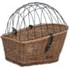 Cestino Posteriore Bici E Coperchio 55x31x36 Cm Salice Naturale VidaXL