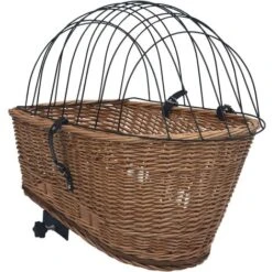 Cestino Posteriore Bici E Coperchio 55x31x36 Cm Salice Naturale VidaXL -Cibi per cani in Italia 19504633 5