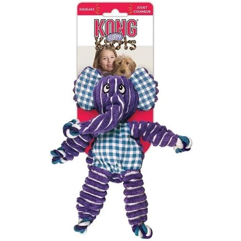 KONG - Floppy Knots Elefante - Viola - M-L 5 KONG - Floppy Knots Elefante - Viola - M-L - immagine 3