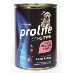 Cane - Bocconcini Puppy Sensitive Agnello & Riso Prolife - Size 200 Gr